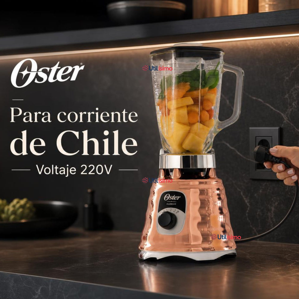 Licuadora clásica Oster® cobre con perilla ergonómica de 3 velocidades BLST4128