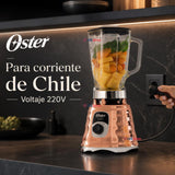 Licuadora clásica Oster® cobre con perilla ergonómica de 3 velocidades BLST4128