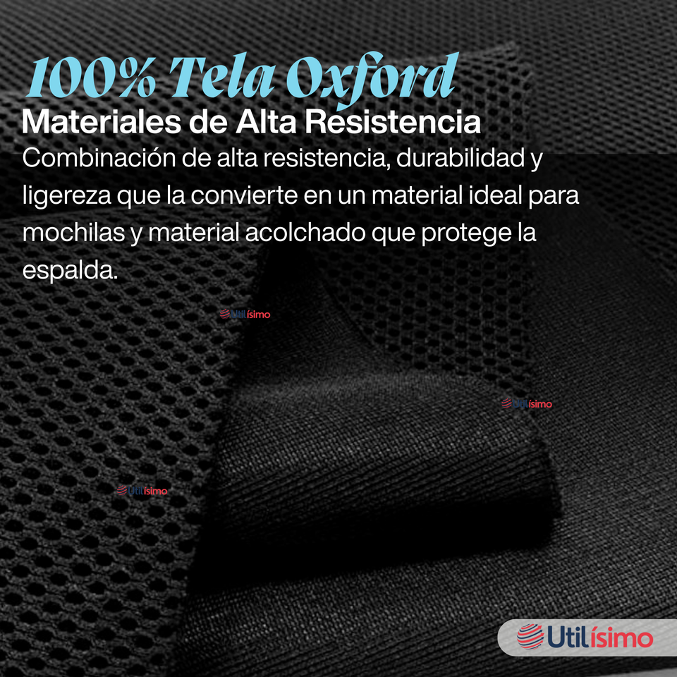 Mochila Escolar Bolso Con Estuche + Lonchera 45Cm Tela Oxford Niño Snowboard
