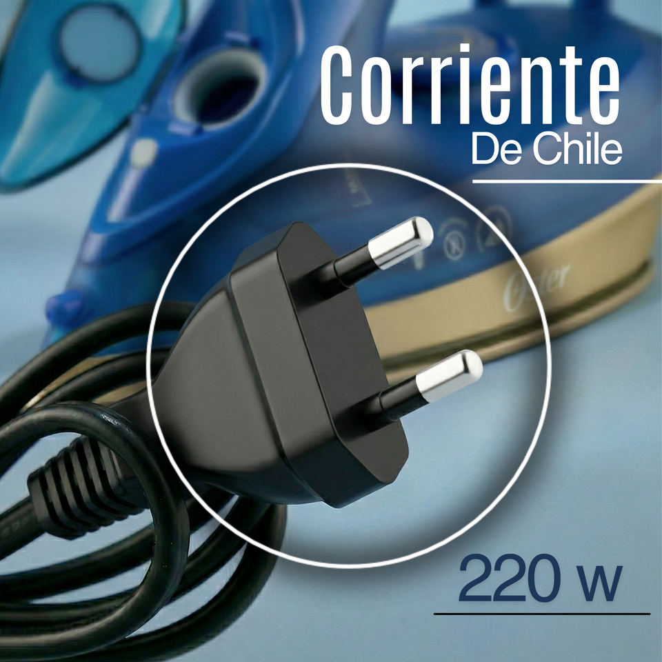 Plancha de vapor Oster®, AeroGlide Max S7800, azul claro, GCSTAC7801-052  Apagado Automático