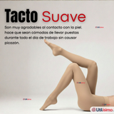 Pantys Semitransparentes Elasticadas Oficina Beige