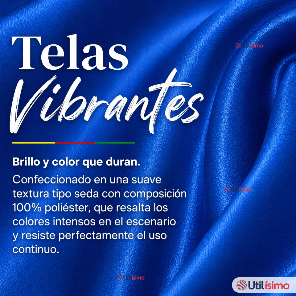 Traje Nortino Niña Azul 4 Piezas Con Polera Baile Típico Fiestas Patrias