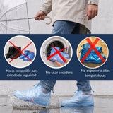 Fundas Cubre Calzado Impermeables Aislante Lluvia Azul 1 Par