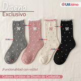Pack 6 Pares Calcetines Mujer Juvenil Surtidos 65% Algodón Transpirables