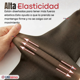 Calza Panty Efecto Piel Polar Térmica Con Chiporro Mujer Elasticada