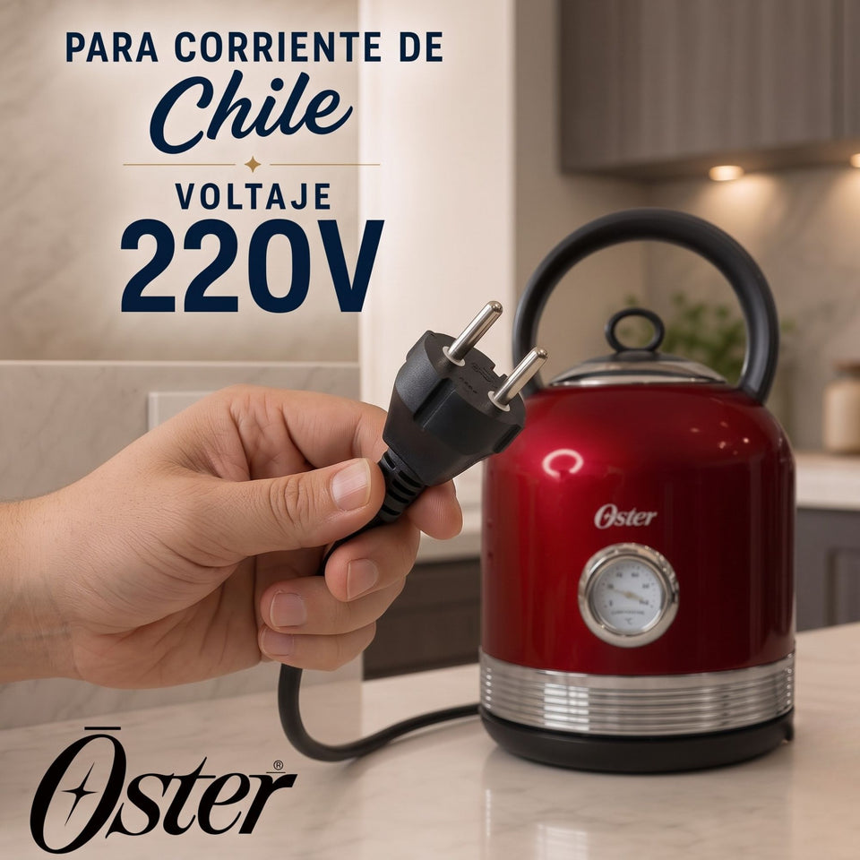 Hervidor eléctrico Oster® con capacidad de 2.5 L BVSTKT900R