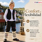 Traje Típico Chilote Completo 5 Piezas Niño Fiestas Patrias