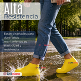 Fundas Cubre Zapatos Amarillo Impermeable Surtidas Silicona Antideslizante 1 Par