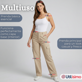 Pack 3 Camisetas Poleras Pabilo Básica Lisa Transpirable Mujer Colores Surtidos