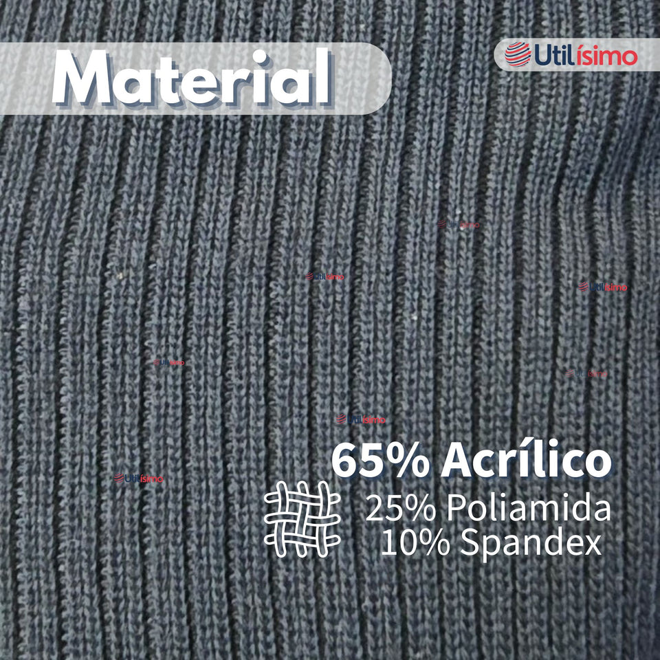 Calcetín Escolar Corto Acrilico Azul Niños y Niñas