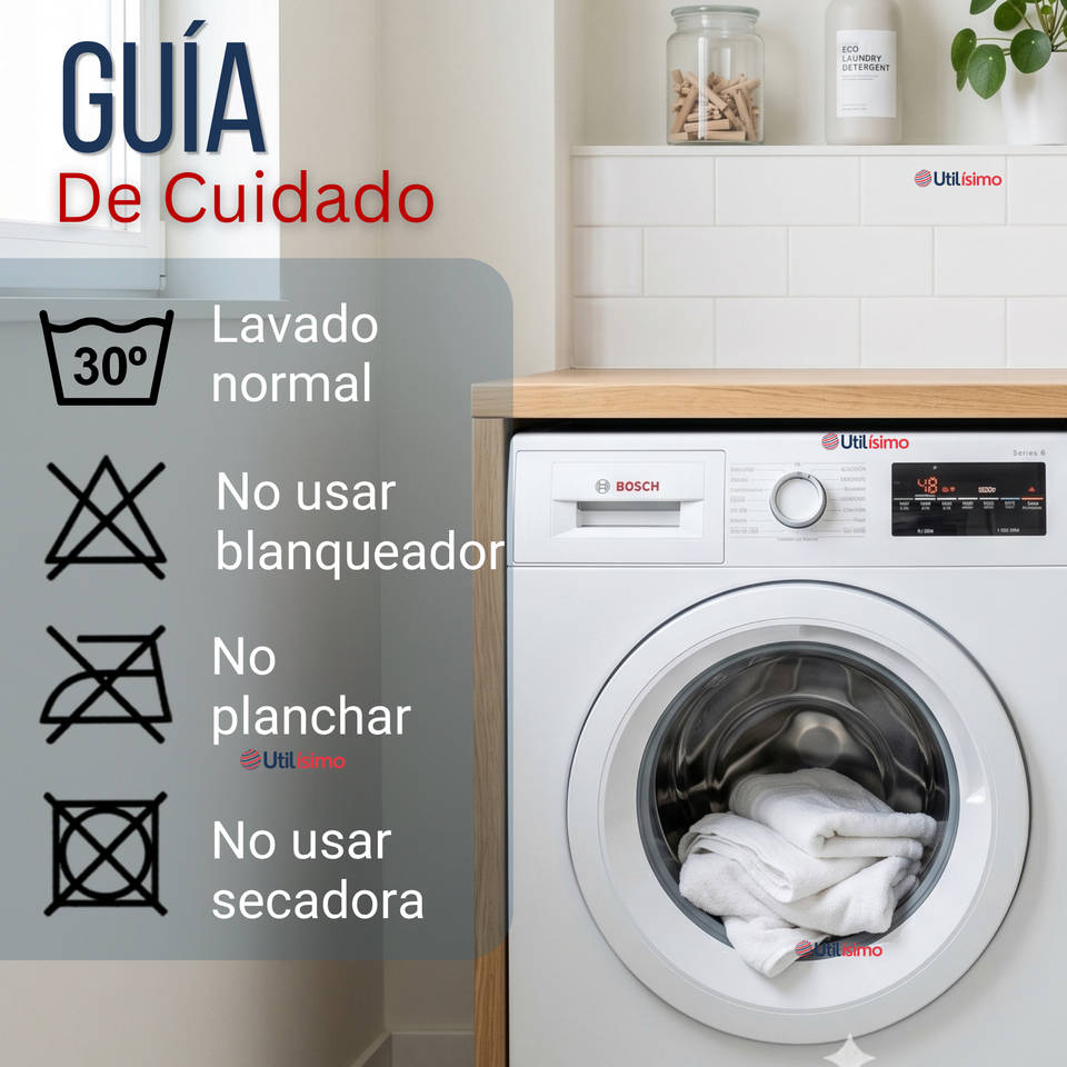 Cotona Delantal Blanca Escolar Colegio Unisex Niño Niña Manga Larga