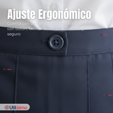 Pack 6 Falda Escolar Azul Niña Poliéster