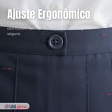 Pack 3 Falda Escolar Azul Niña Poliéster