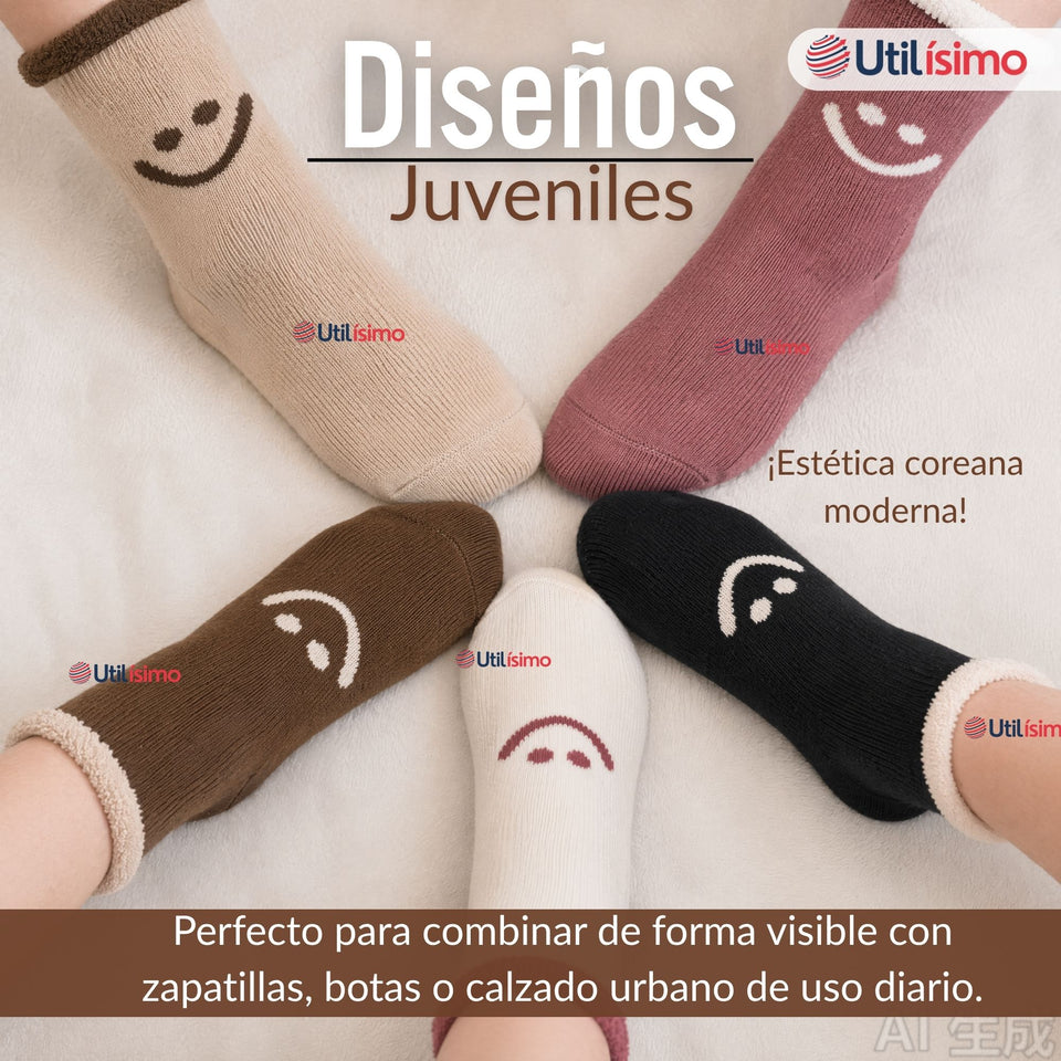 Calcetines Toalla Mujer Polar Surtidos Gruesos 1 Par