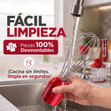 Batidora de inmersión Telefunken Smartmix 2500 roja acero inoxidable 800W