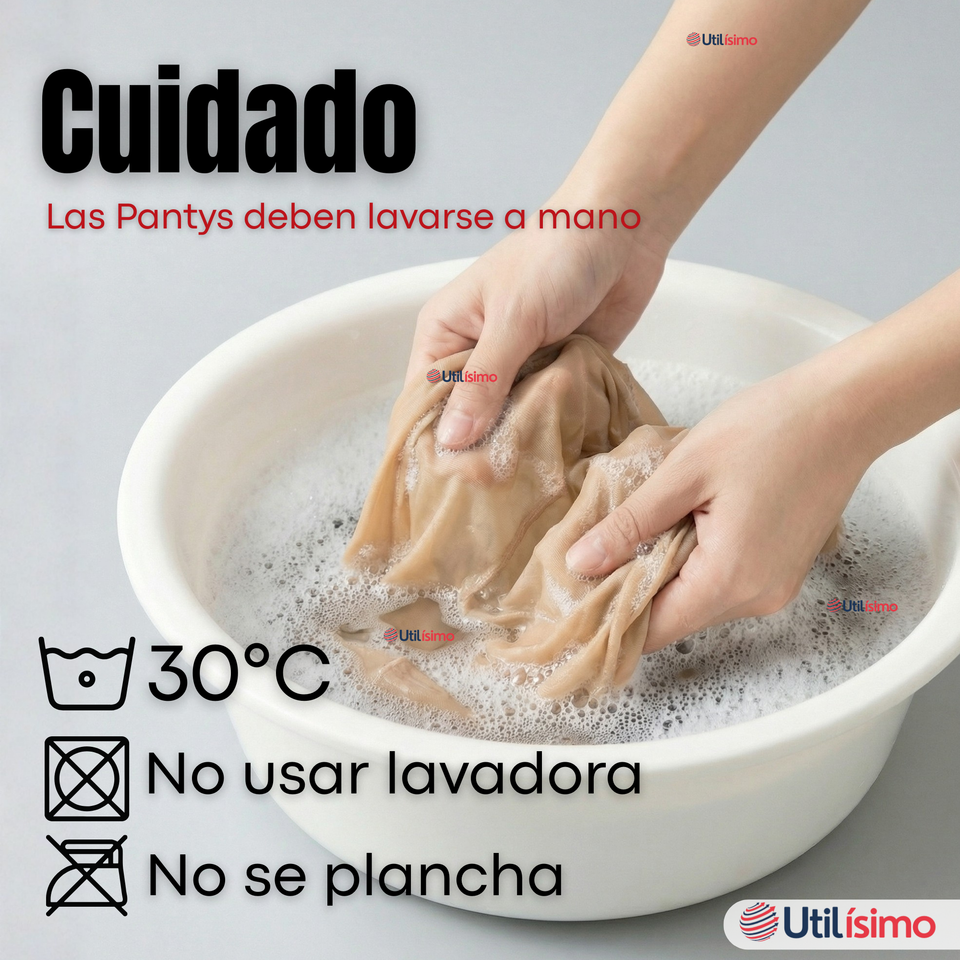 Calza Panty Con Polar Térmica Mujer Beige Chiporro