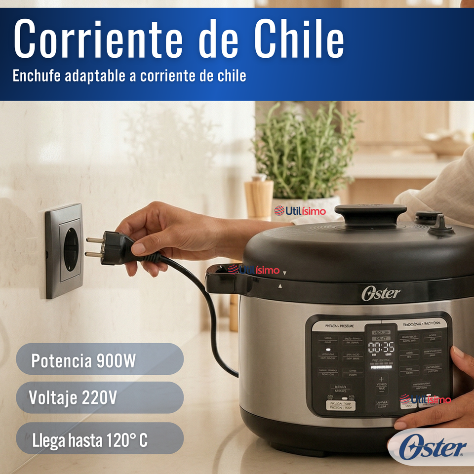 Multi-olla rápida ovalada de 5.7L con 15 funciones CKSTPCECOV57 900W