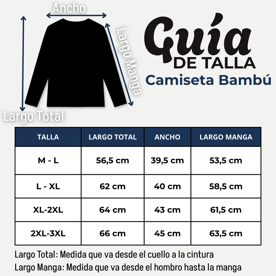 Pack 6 Camisetas Poleras Bambú Primera Capa Manga Larga Blanco Negro Mujer