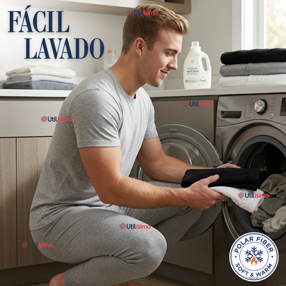 Calzoncillo Largo Polar Calza Hombre Invierno Primera Capa