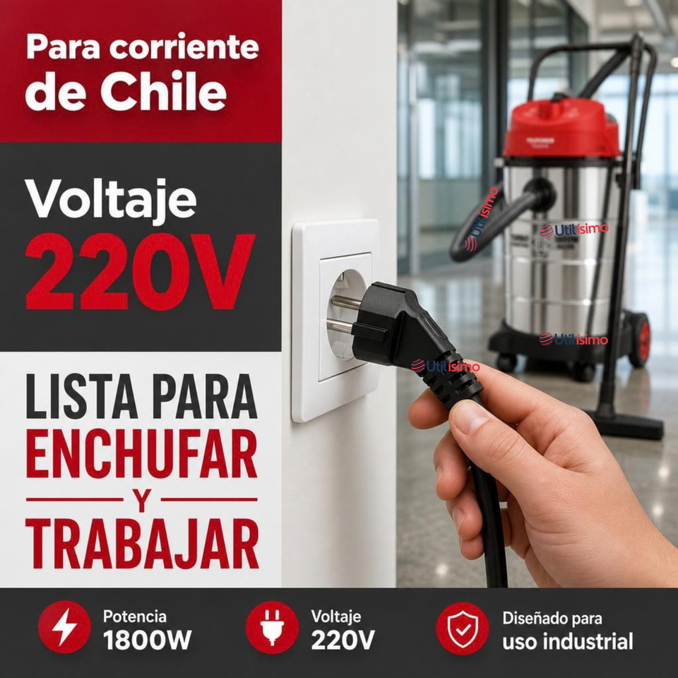 Aspiradora De Tambor Telefunken Turbo Expert 1800W 53L