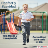 Pack 3 Pantalón Escolar Colegio Clásico Niño Gris