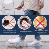 Fundas Cubre Calzado Impermeables Aislante Lluvia Blanco Hombre 1 Par