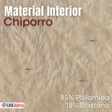 Calza Panty Con Chiporro Térmica Mujer Elasticada Gris