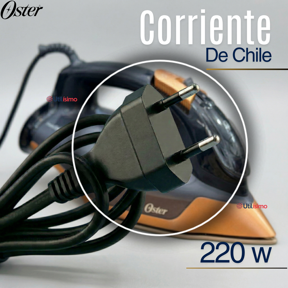 Plancha de vapor Oster® PressXpress S9000 Suela XL con diamante bronce GCSTPX9001-052