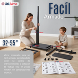 Soporte Base TV Móvil Con Ruedas 32 a 55 pulgadas  55kg Soporte Portátil 32¨40¨42¨ 43¨ 49¨ 50¨ 55¨