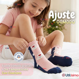 Pack 4 Pares Calcetines Niña Toalla Térmicos Suaves
