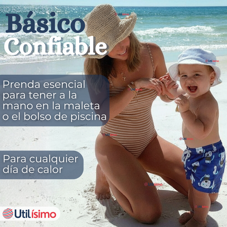 Short De Playa Para Niños Traje De Baño Pantalón Corto Diseños Surtidos