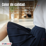 Pack 3 Falda Escolar Azul Niña Poliéster