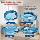 Pista Carreras de Auto Juguete Flexible Acuático 183 Piezas