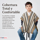 Poncho Manta Mapuche Niño Fiestas Patrias