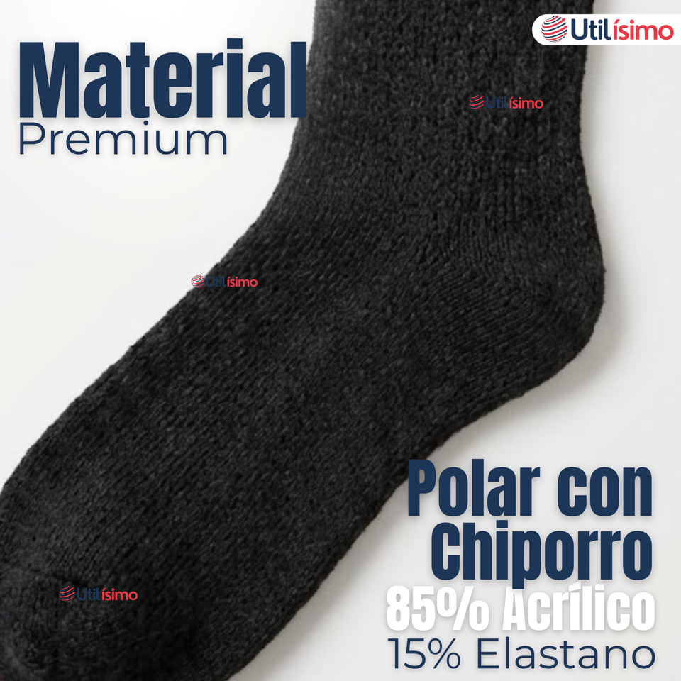 Pack 6 Pares Calcetines Térmicos Corte Alto Hombre Surtidos
