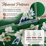 Pareo Pascuense Niña Hawaiano Verde Danza Fiestas Patrias