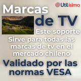 Soporte TV Pared Techo Ajustable 68Kg 32 a 85 Pulgadas 32 40 43 50 55 60 65 70 75 77 80 82 85