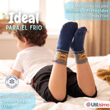 Pack 6 Pares Calcetines Toalla Niño Suaves Cálidos Invierno