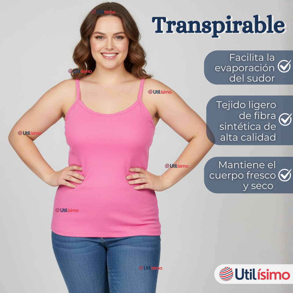 Pack 3 Camisetas Poleras Pabilo Básica Lisa Transpirable Mujer Colores Surtidos