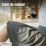 Pack 3 Falda Escolar Gris Niña Poliéster