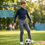 Pack 3 Poleras Camisetas Polar Azul Oscuro Primera Capa Beatle Manga Larga Niño