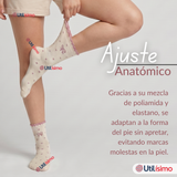 Pack 6 Pares Calcetines Mujer Juvenil Surtidos 65% Algodón Transpirables