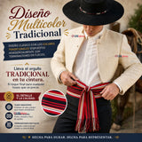 Faja Huaso Juvenil Fiestas Patrias Bailes Típico Multicolor