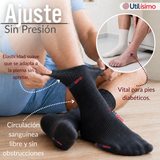 Pack 2 Pares Calcetines Diabéticos Hombre Algodón Suave Colores Surtidos Protección