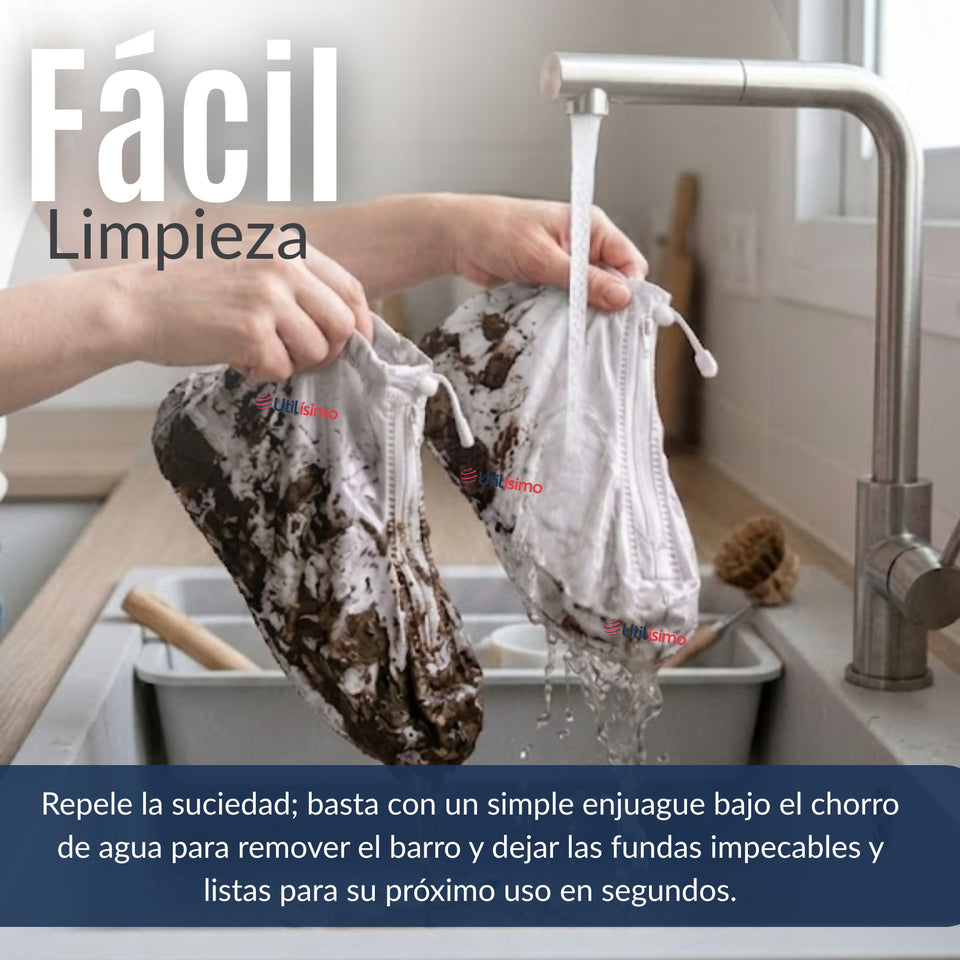 Fundas Cubre Calzado Impermeables Aislante Lluvia Surtido Mujer 1 Par