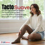 Calza Panty Efecto Piel Polar Térmica Con Chiporro Mujer Elasticada
