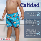 Short De Playa Para Niños Traje De Baño Pantalón Corto Diseños Surtidos