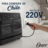 Freidora de aire Oster®, Dual Flex, 11 L de capacidad, negro, CKSTAF11MCDDF