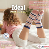 Pack 4 Pares Calcetines Niña Toalla Térmicos Suaves