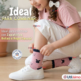 Pack 4 Pares Calcetines Niña Toalla Térmicos Suaves